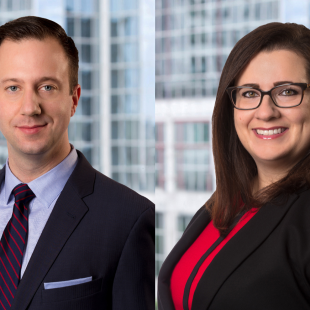 Attorneys Adam Barnosky and Bethany Grazio